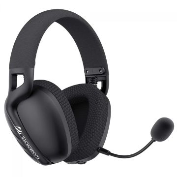 Headset Gamer Havit Quad-Mode Fuxi-H6, Wireless, Bluetooth, USB, 3.5mm, Drivers de 40mm, Preto, FUXI H6-BLK