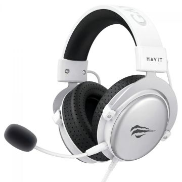 Headset Gamer Havit H2015D, 3.5mm, Drivers de 50mm, Preto, H2015D-WHT