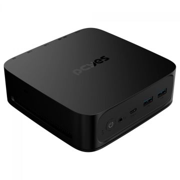 Mini Computador PCYes B300 Intel Core i3-1215U, 16GB DDR4, SSD 512GB, Wi-Fi, Linux, Preto, B50075-294800