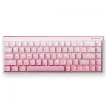 Teclado Magnético Gamer MCHOSE Ace 68 Air Peach Gradient, RGB, Hall Effect, Switch Kailh Magnetic God, 65%, ANSI, Rosa, MC-Ace68Air-8