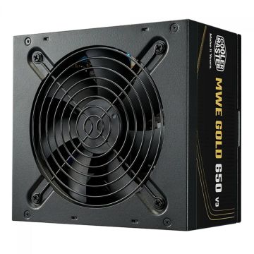 Fonte Cooler Master MWE Gold 650 V3, 650W, 80 Plus Gold, ATX 3.1, PFC Ativo, MPE-6502-ACAAG-3BBR