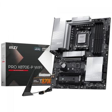 Placa Mãe MSI PRO X870E-P WiFi, Chipset X870E, AMD AM5, ATX, DDR5
