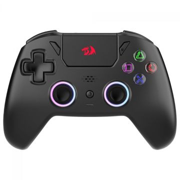 Controle Gamer Redragon Darkflame, Bluetooth, Hall Effect, LED, Preto, G820