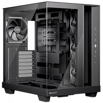 Gabinete Gamer Be Quiet Light Base 500, Mid Tower, ATX, Vidro Temperado, Com 4 Fans, Preto, BGW83