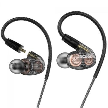 Fone de Ouvido Gamer PCYes Kheper, Intra Auricular, Driver Dinâmico, P3, Cabo Destacável, Com Microfone, Preto, FPKH2DD