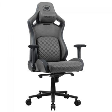 Cadeira Gamer Cougar Defensor S Jet Gray F, Reclinável, 4D, Cinza, CGR-DSF-GRB