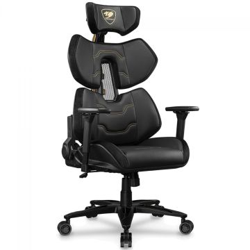 Cadeira Gamer Cougar Terminator Elite Gold, 4D, Preto, CGR-TRE-GLB