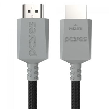 Cabo HDMI 2.1 PCYes, 8K 60Hz, 4K 144Hz, 3D, 1 Metro, Cabo de Nylon, PHU21P