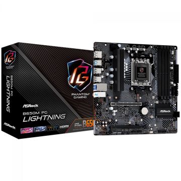 Placa Mãe ASRock B650M PG Lightning, Chipset B650, mATX, AMD AM5, DDR5
