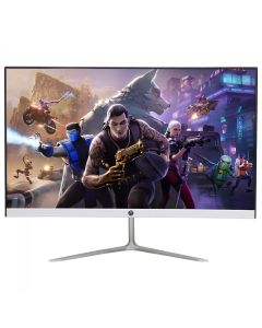 Monitor Gamer Brazil PC, 23.8 Pol, Curvo, Full HD, 100Hz, HDMI/VGA, Branco, M24CW-100FHD
