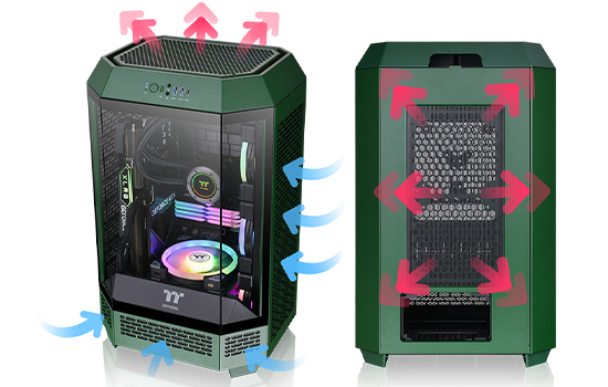 Gabinete Gamer Thermaltake H570 TG ARGB