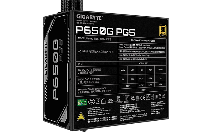 Fonte Gigabyte GP-UD850GM PG5