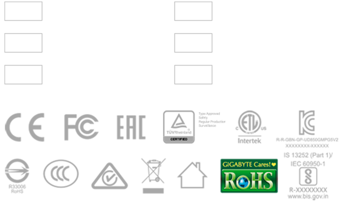 Fonte Gigabyte GP-UD850GM PG5