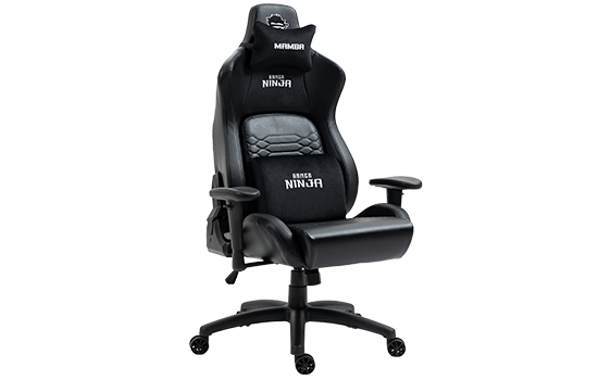  Cadeira Gamer Ninja Mamba, Preto e Preto