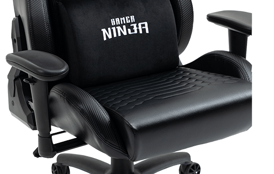 Cadeira Gamer Ninja Mamba, Preto e Preto 