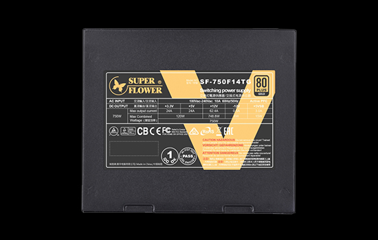 Fonte Super Flower LEADEX III 750W, 80 Plus Gold, PFC Ativo, SF-750F14HG