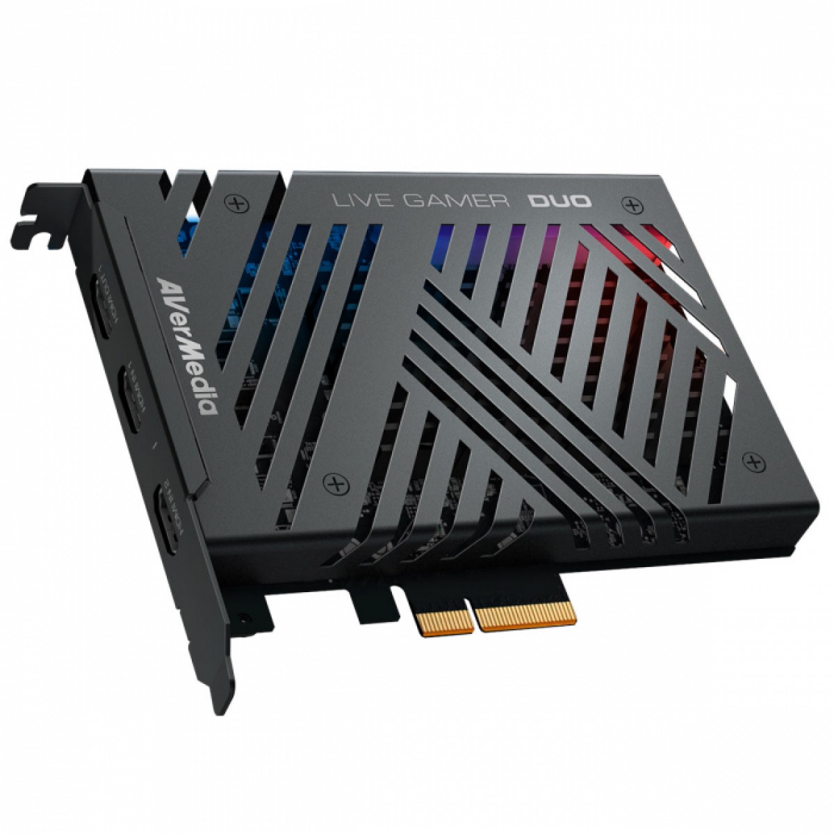 Placa de Captura AVerMedian Live Gamer Duo, 4K UHD, 60FPS, GC570D