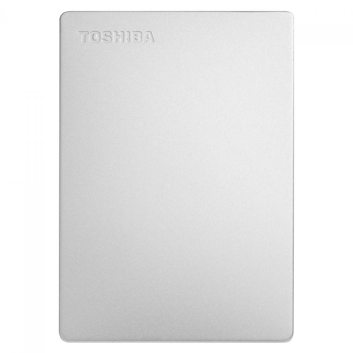 HD Externo Toshiba Canvio Slim 2TB, USB 3.0, Silver, Até 5Gb/s, HDTD320XS3EA