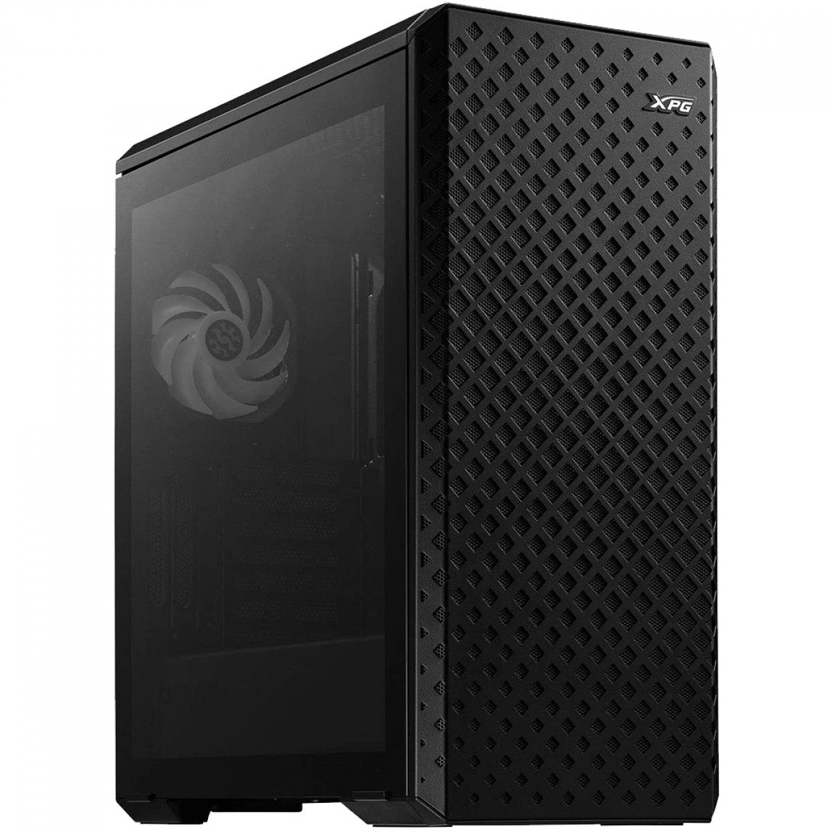 Gabinete Gamer XPG Defender Pro, Mid Tower, Vidro Temperado, Black, Sem Fonte, 3x Fans, RGB, DEFENDER PRO-BKCWW