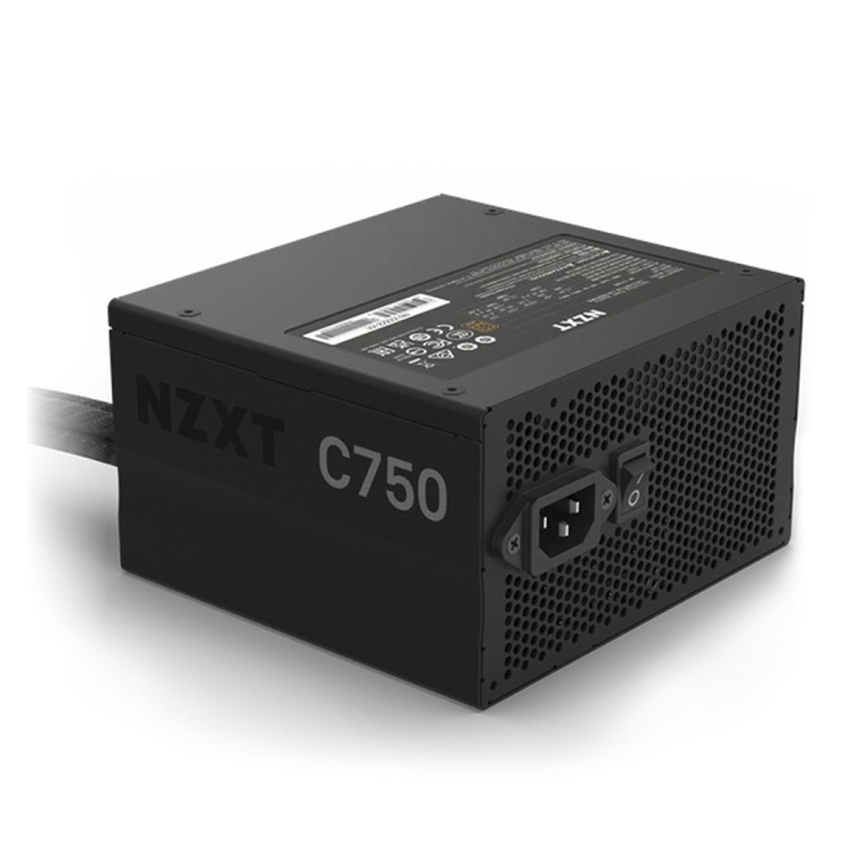 Fonte NZXT C750 Bronze, 750W, 80 Plus Bronze, PFC Ativo, Semi Modular, PA-7B1BB-US