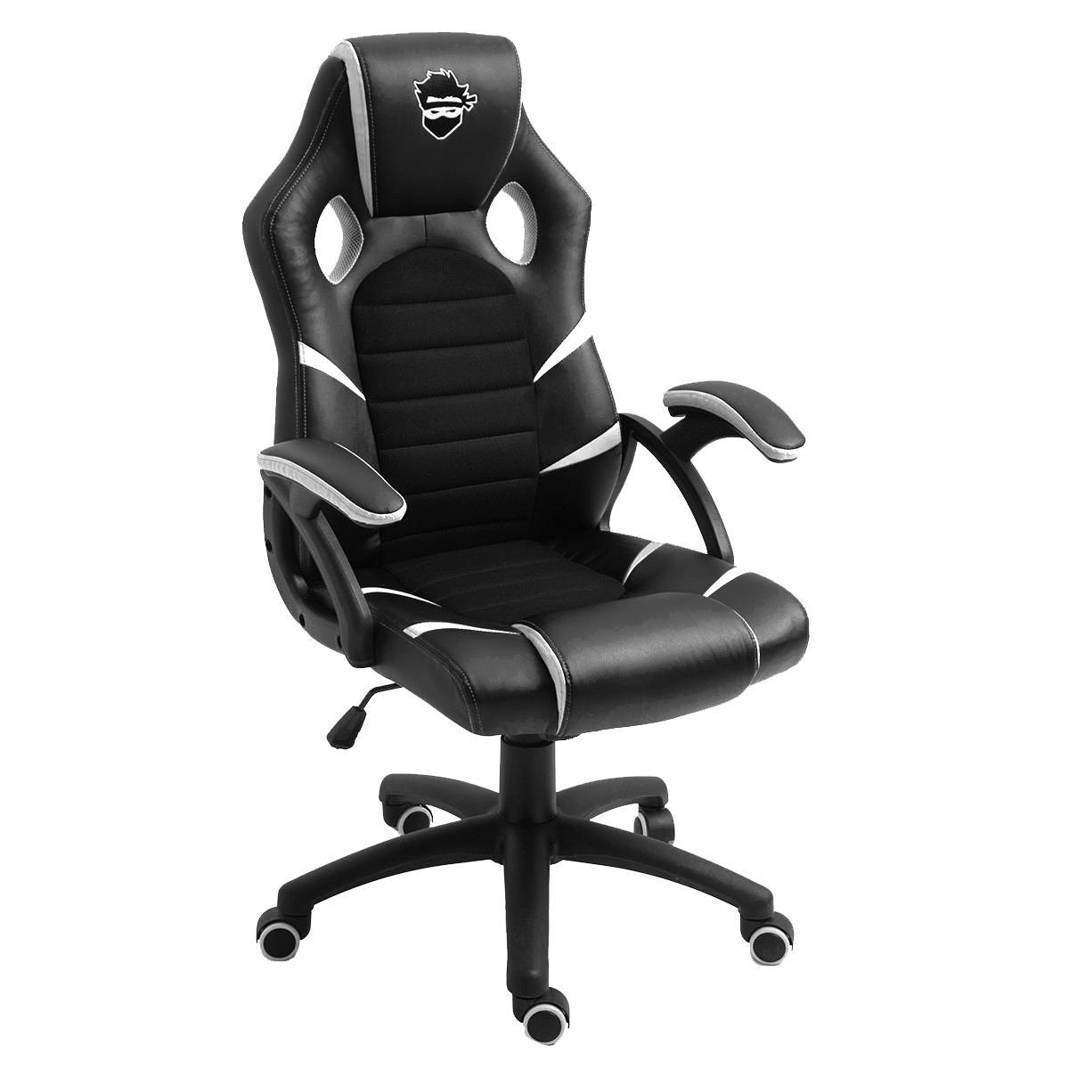 Cadeira Gamer Ninja Hiryu, Preto e Branco