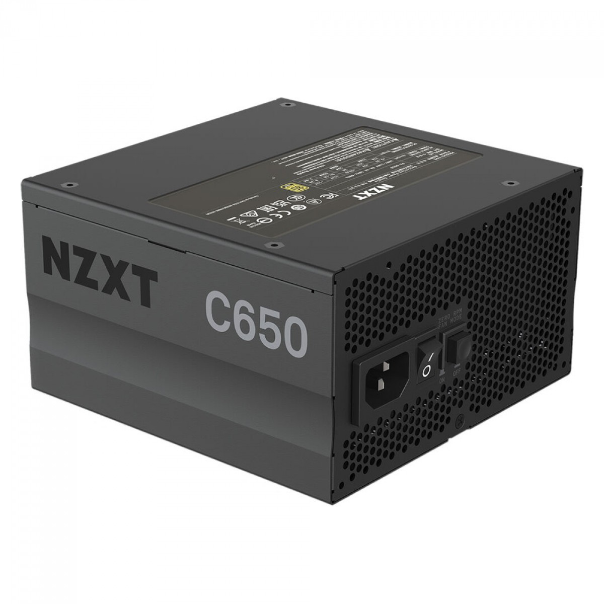 Fonte NZXT C650 Gold, 650W, 80 Plus Gold, PFC Ativo, Full Modular, PA-6G1BB-US
