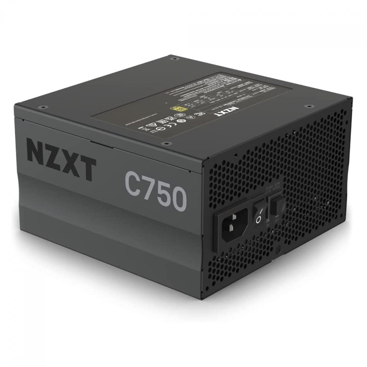 Fonte NZXT C750 Gold, 750W, 80 Plus Gold, PFC Ativo, Full Modular, PA-7G1BB-US