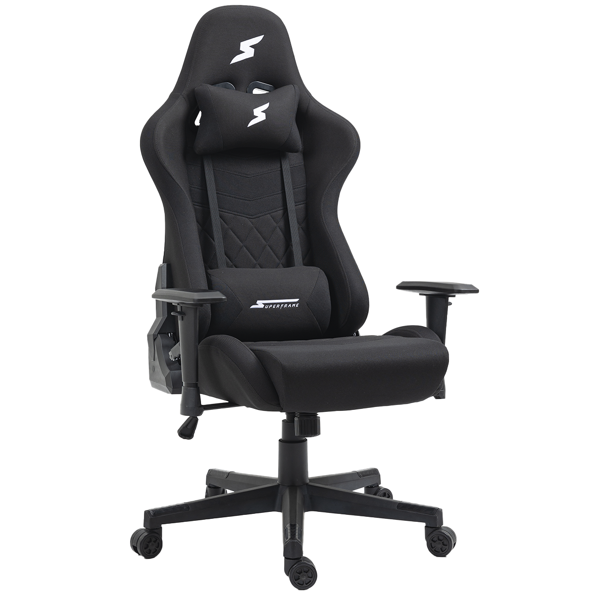 Cadeira Gamer SuperFrame Sport, Reclinável, 2D, Preta