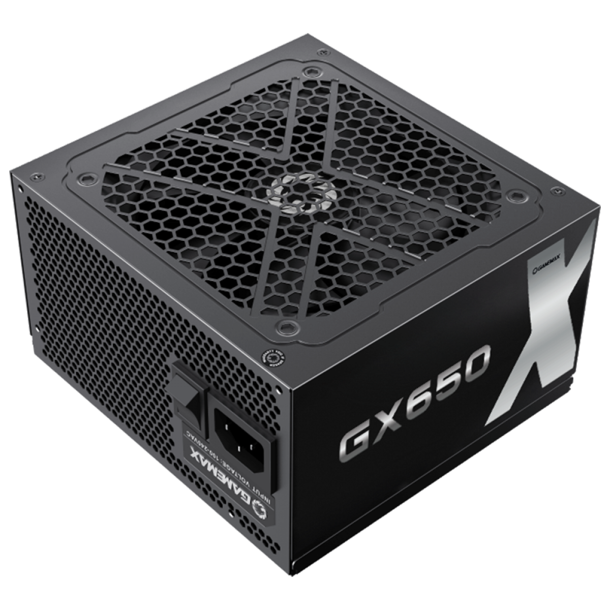 Fonte Gamemax GX650, 650W, Full Modular, 80 Plus Gold, PFC Ativo, Black, GX650MBKV1S7710BR