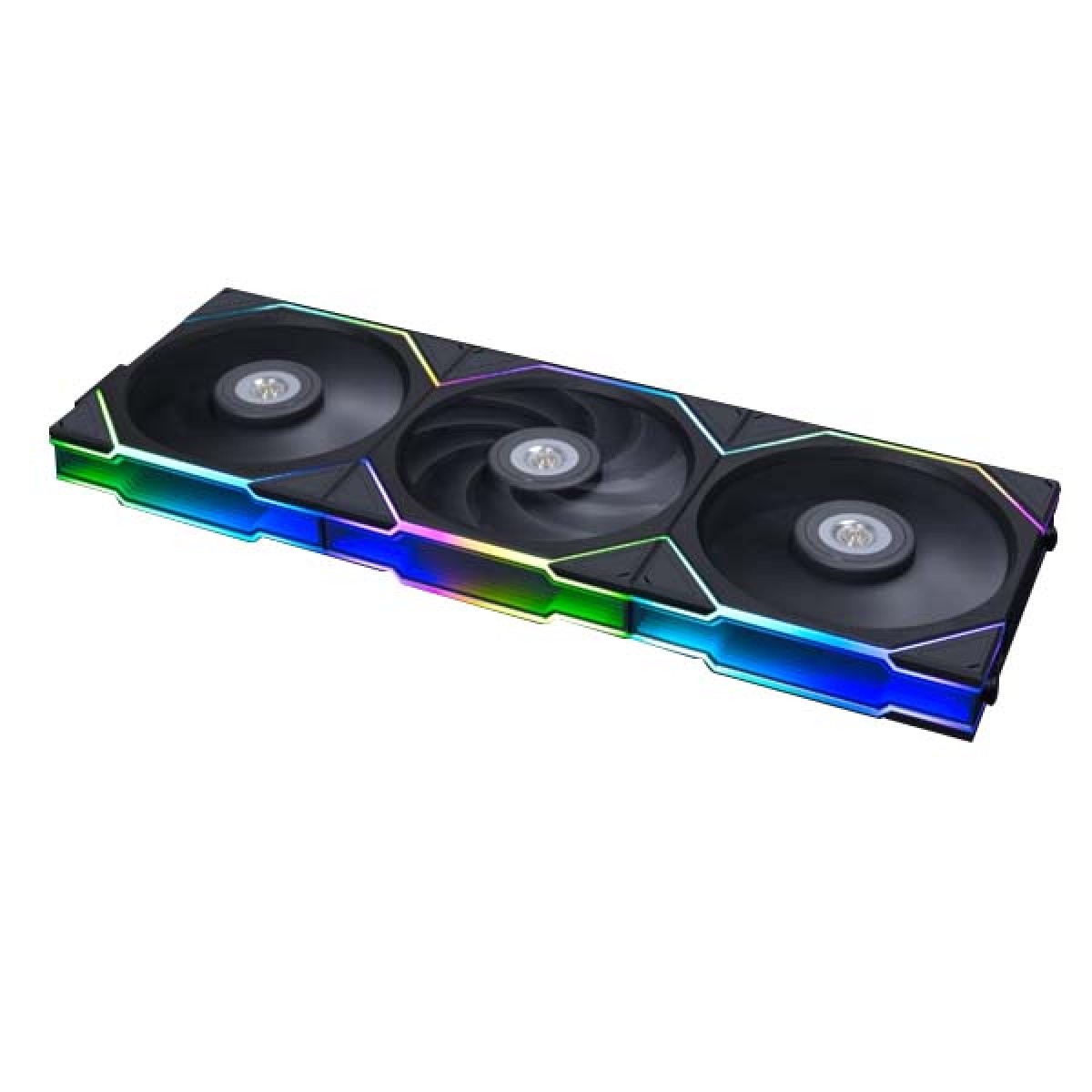 Kit Fan Com 3 Unidades, Lian Li Uni Fan TL 120, RGB, 120mm, Black, Com Controladora, 12TL3B