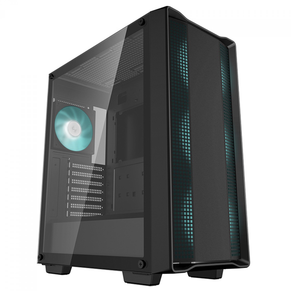 Gabinete Gamer DeepCool CC560 V2, Black, Mid Tower, Vidro Temperado, ATX, Sem Fonte, Com 4 Fans, R-CC560-BKGAA4-G-2