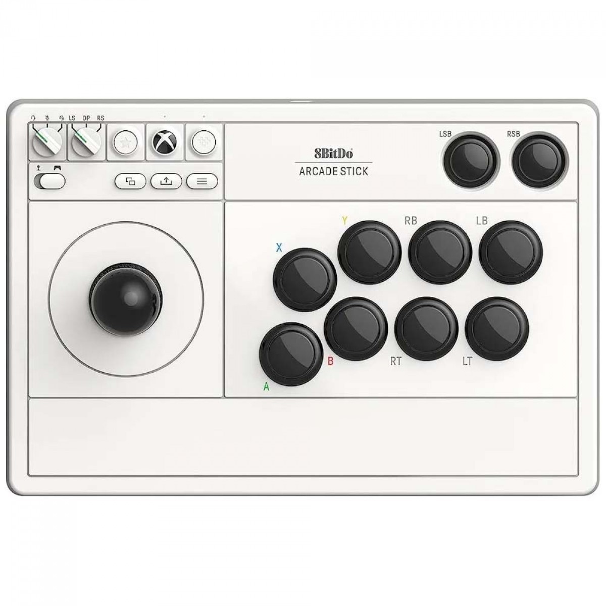 Controle Arcade 8BitDo Arcade Stick Xbox, Sem Fio, White, 81JA01D