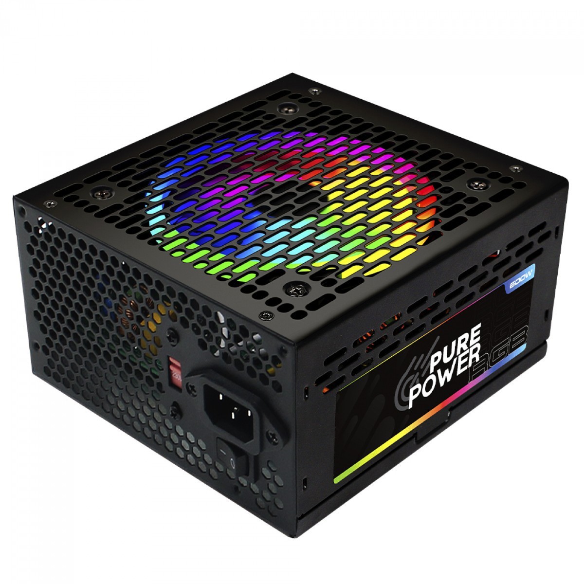 Fonte Pure Power, 600W, RGB, Black, PP-PSU600-RGB