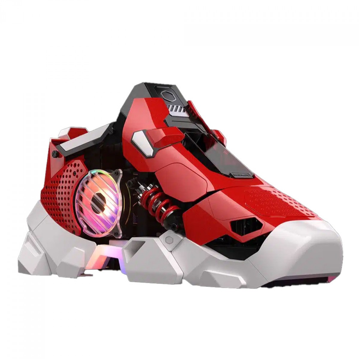 Gabinete Gamer Cooler Master Sneaker X Red, Mini Tower, Mini ITX, Fonte SFX850W, Water Cooler Flux 360mm, Cabo Riser PCI-E, 1 Fan MF120 Halo, ABK-SXNN-S38L3-R1