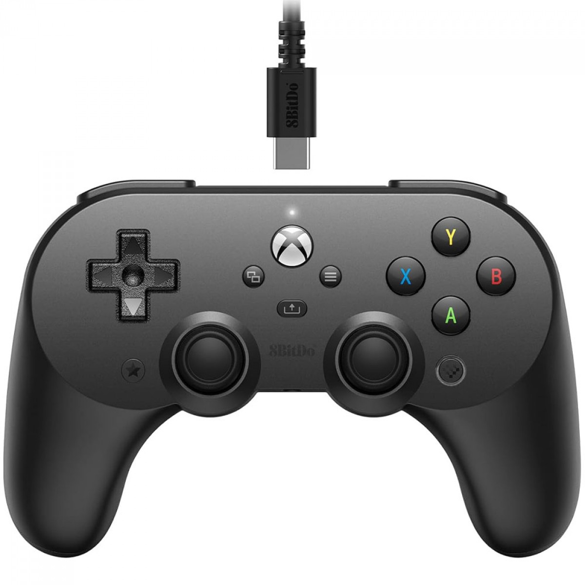 Controle Gamer 8BitDo Pro 2 Hall Edition Para Xbox, Com Fio, XBOX/Windows, Licenciado Microsoft, Preto, 82BB02E