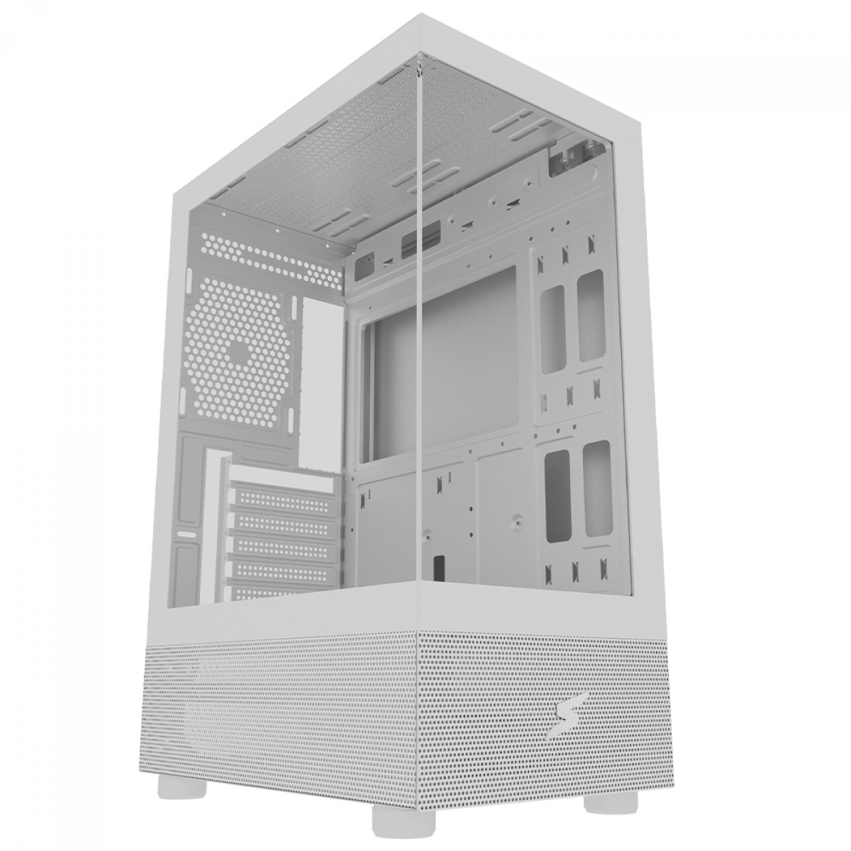 Gabinete Gamer SuperFrame Boreas, Mid Tower, Vidro Temperado, ATX, Sem Fans, Branco, SFGW-BOREAS-0