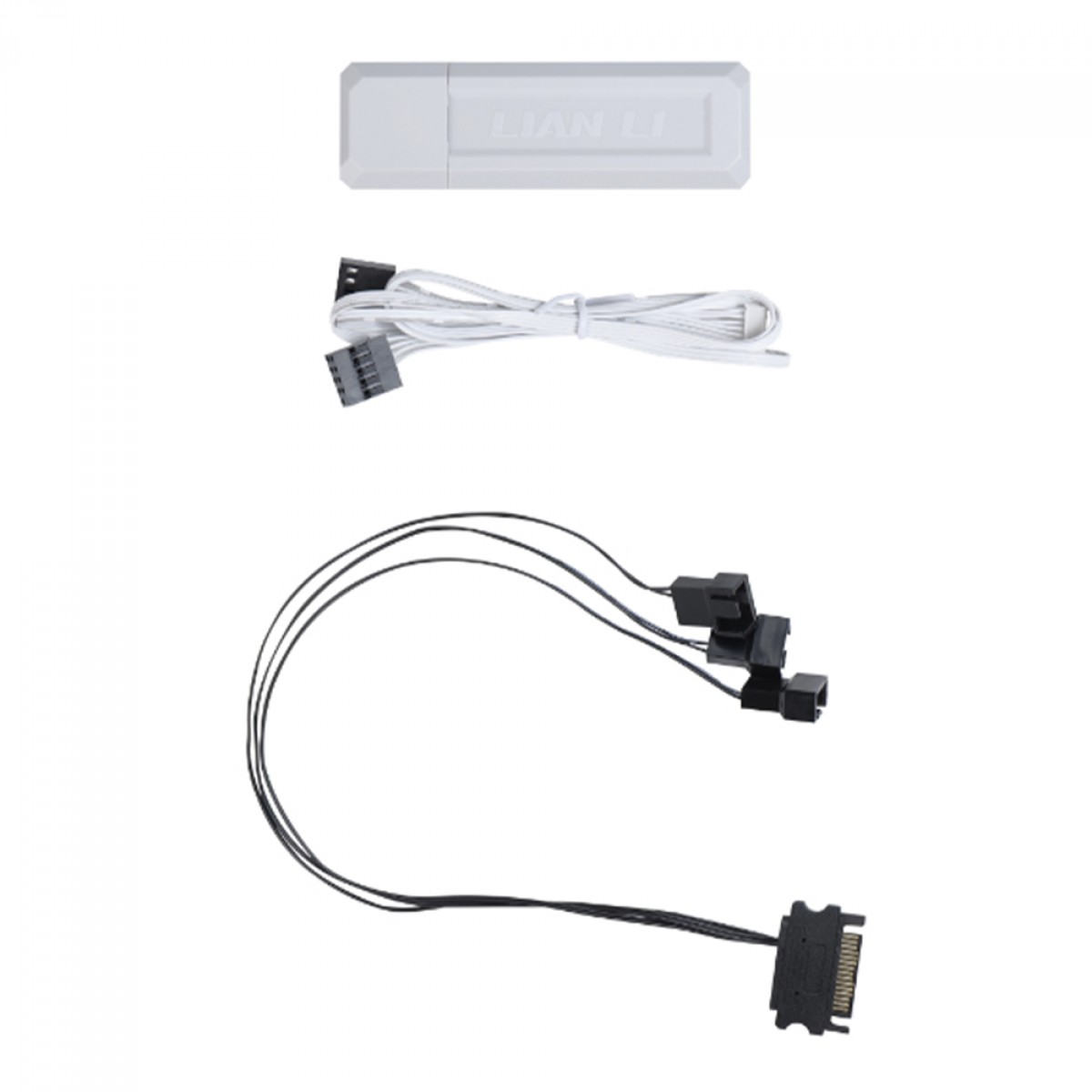 Controladora Lian Li L-Wireless, USB, Para Produtos Uni Fan SL e Strimer, Branco, RF-T-W