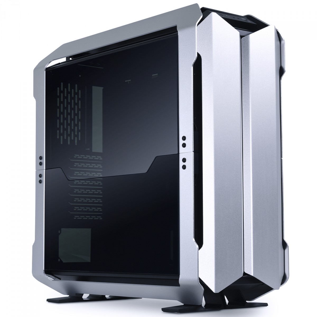 Gabinete Gamer Lian Li Odyssey X, Full Tower, Vidro Temperado, EEB/E-ATX, Sem Fonte, Sem Fans, Prata, TR-01-A