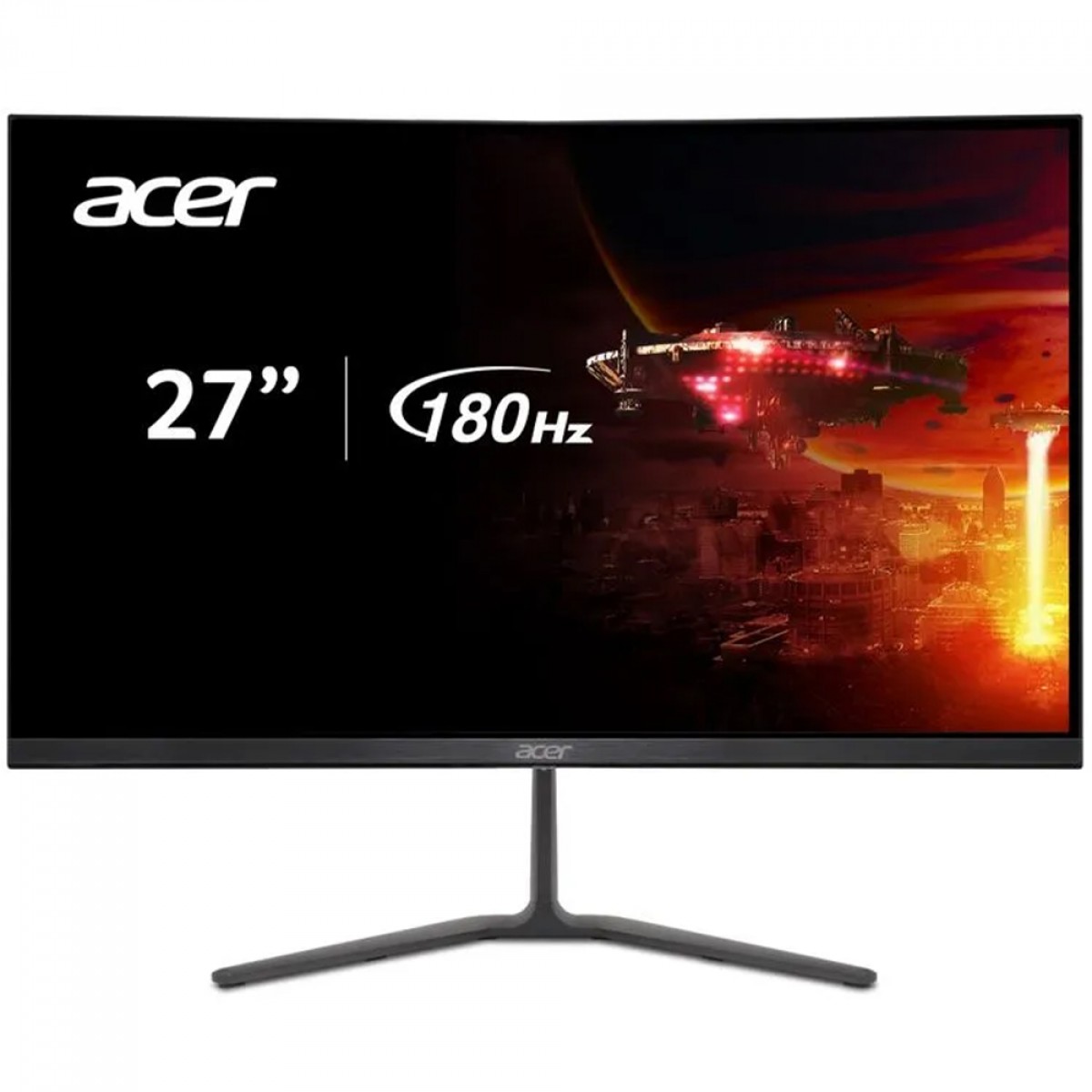Monitor Gamer Acer Nitro KG270-M5biip, 27 Pol, Full HD, IPS, 180Hz, 1ms, 99% sRGB, HDR, FreeSync Premium, HDMI/DP, UM.HX0AA.502