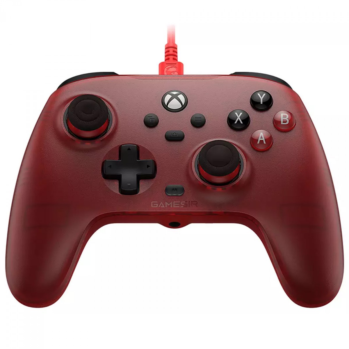 Controle Gamer GameSir T7 Ruby Red, USB, Para Xbox/PC, Hall Effect, Licenciado Microsoft, Vermelho