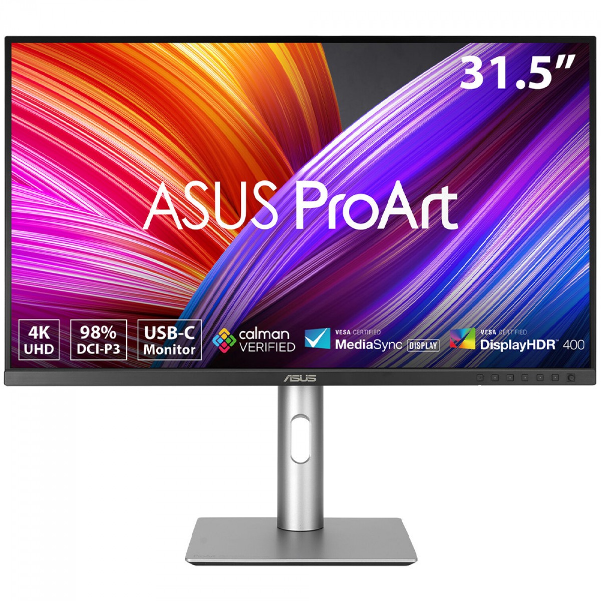 Monitor Profissional Asus ProArt Display PA329CRV, 31.5 Pol, 4K UHD, IPS, 100% sRGB, HDR10, HDMI/DP