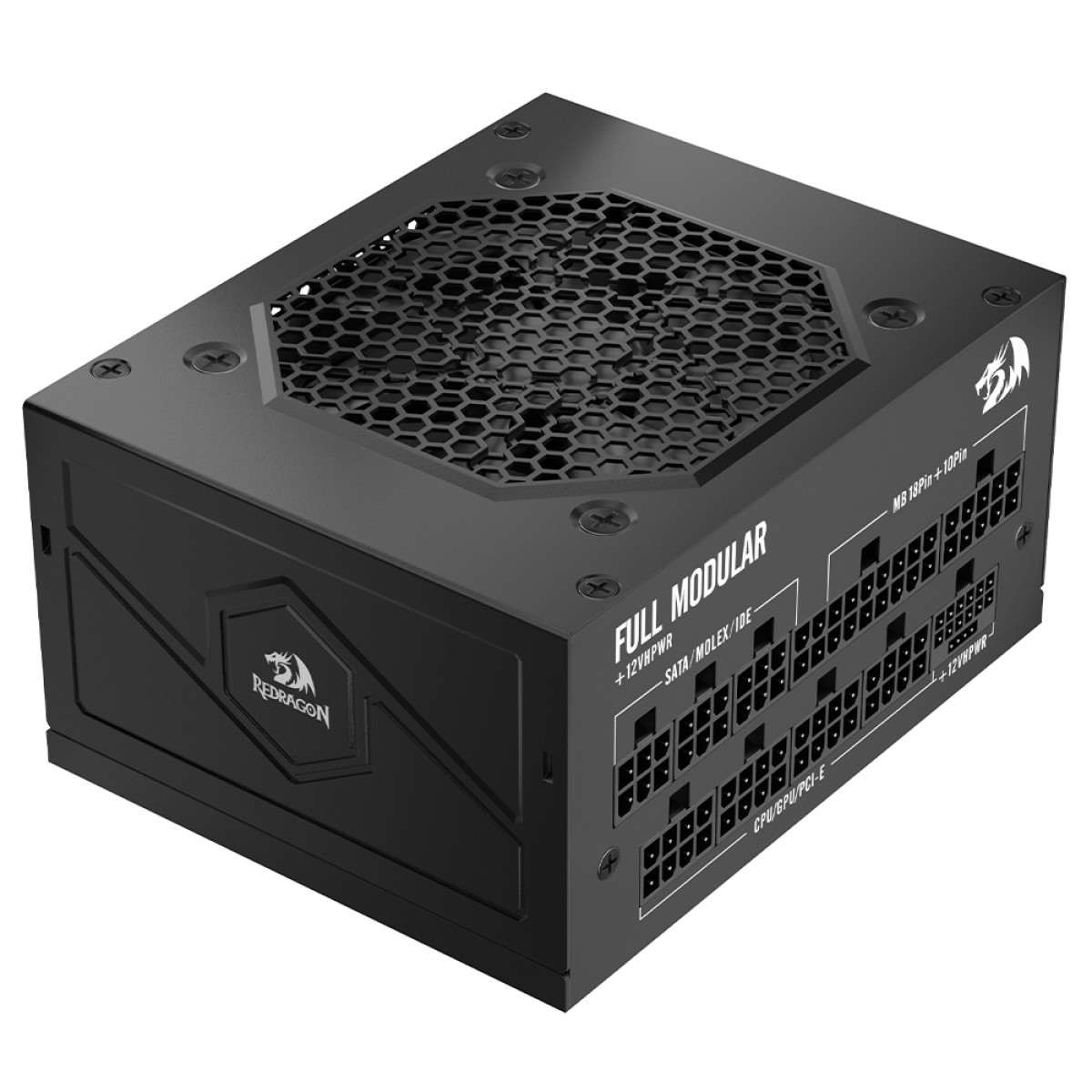Fonte Redragon SFX 850W, 80 Plus Gold, PFC Ativo, PCIe 5.1, ATX 3.1, Full Modular, GC-PS016