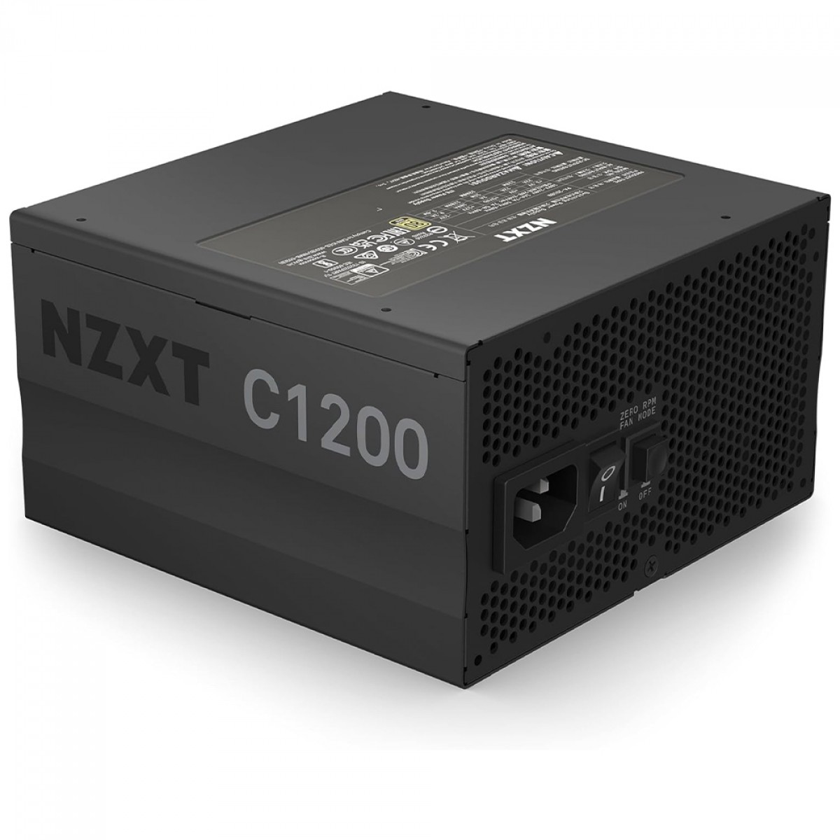 Fonte NZXT C1200 Gold, 1200W, 80 Plus Gold, PFC Ativo, Full Modular, PA-2G1BB-US