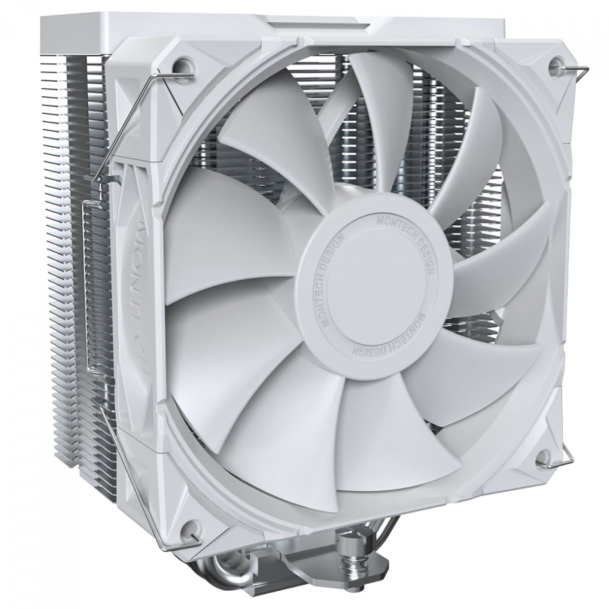 Cooler para Processador Montech NX400 White, 120mm, Intel-AMD, Branco