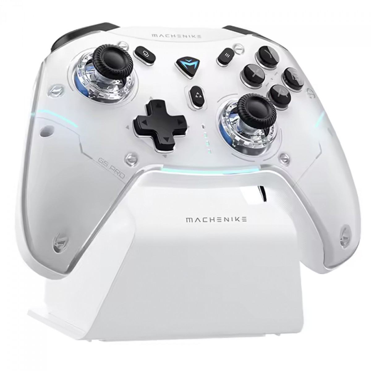 Controle Gamer Machenike G5Pro Max SE, Wireless/Bluetooth, Hall Effect, Branco, JJ02G700C