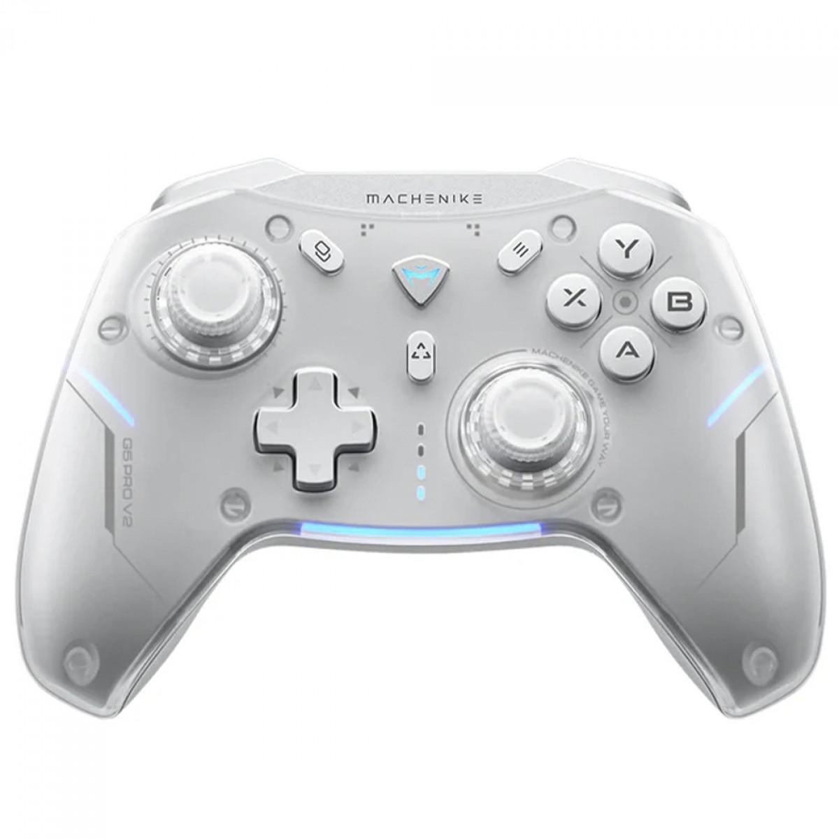 Controle Gamer Machenike G5 Pro V2, Wireless/Bluetooth, Hall Effect, Branco, JJ02GL00B