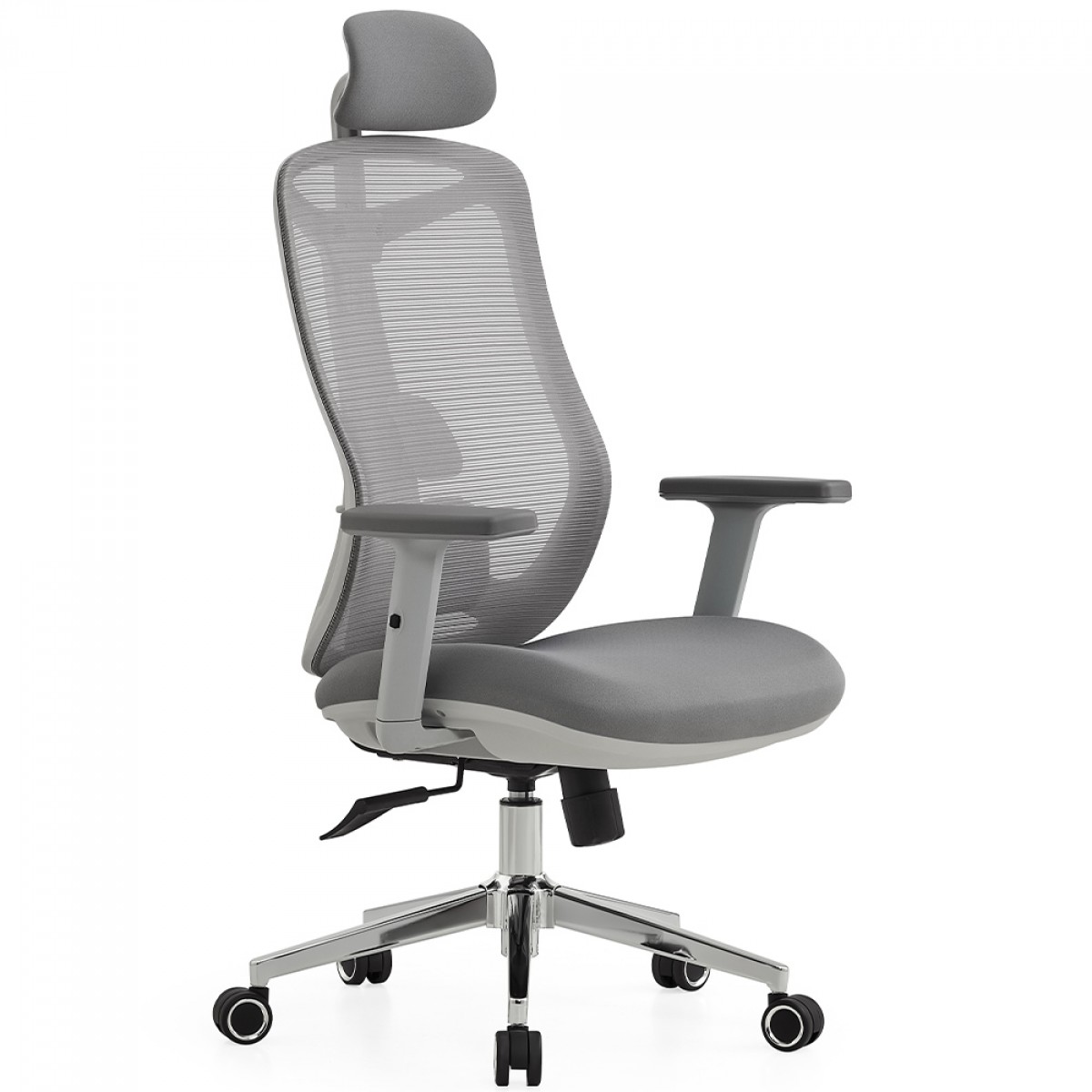 Cadeira de Escritório Dr. Office Easy Pro, Cinza, Mesh, Ajustável, DR-CH-EPR1DGF