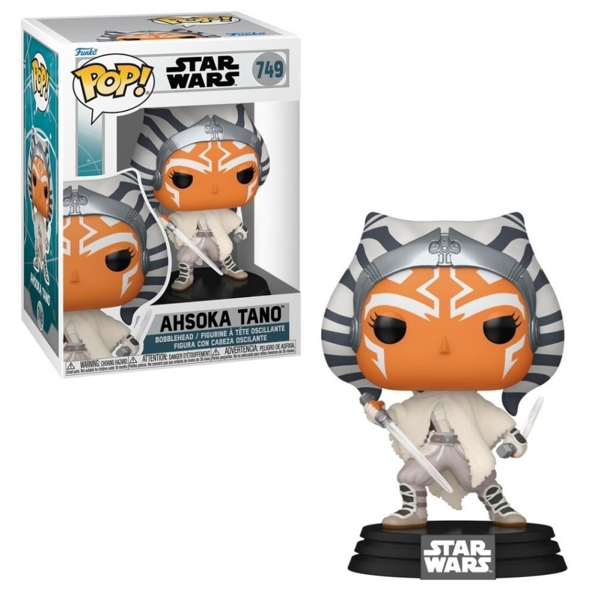 Funko POP! Star Wars! Ahsoka Com Sabre de Luz, N 749