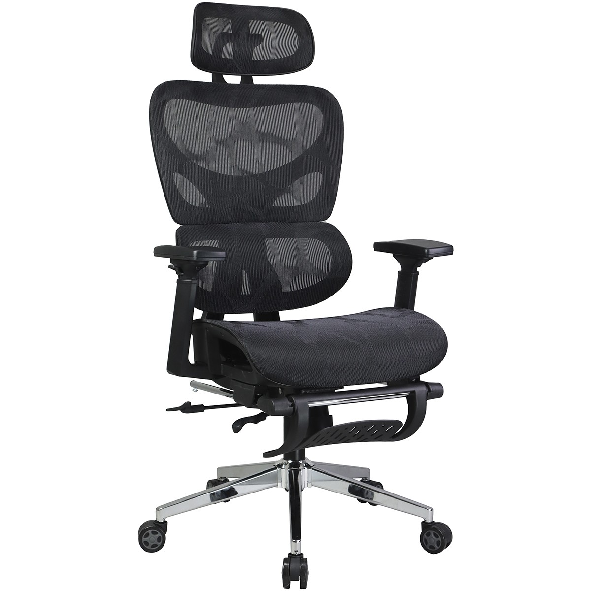 Cadeira de Escritório Dr. Office Master, Mesh, Ajustável, 3D, Preta, DR-CH-MTR3DBF