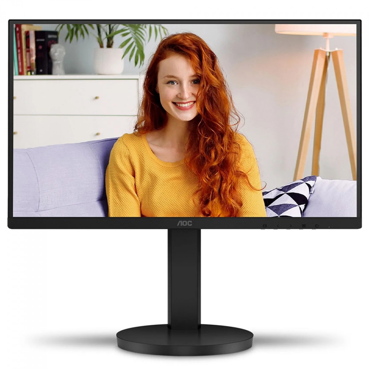 Monitor AOC, 22 Pol, Full HD, 75Hz, VA, HDMI/VGA, Adaptive-Sync, 22B3HMF